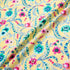 Floral Printed Soft Yellow Luxury Cotton (A 2.80m Piece)