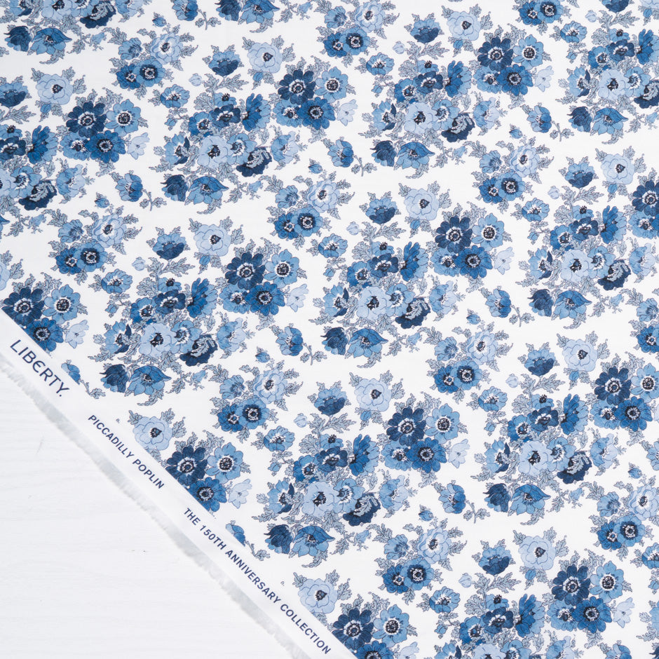 'Madelines Posy' Liberty Cotton Piccadilly Poplin