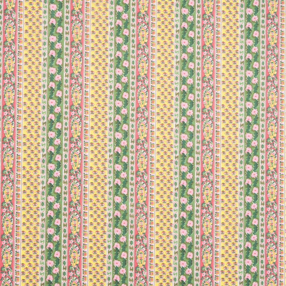 Yellow 'Prospect Stripe' Liberty Cotton Tana Lawn