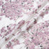 Powder Pink Floral Metallic White Cloqué