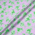 Green Floral Printed Lilac Pure Cotton