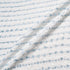Metallic Blue & White Cotton Blend Bouclé