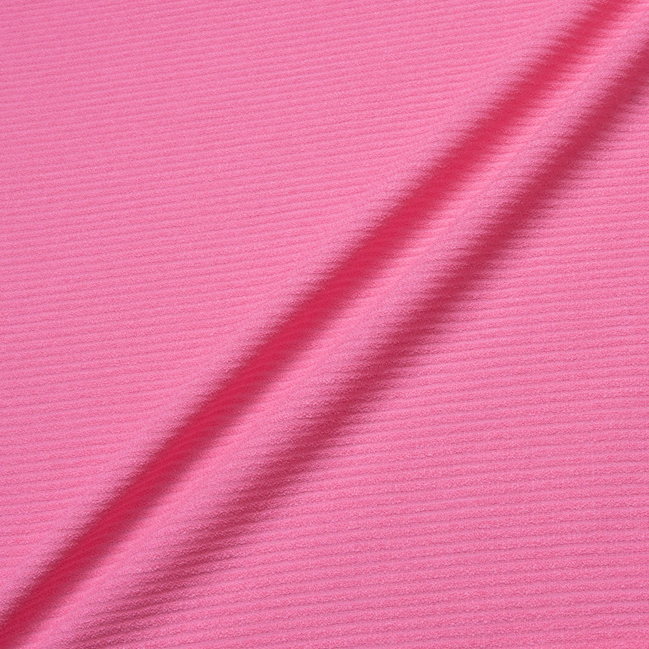 Fluorescent Pink Wool Bouclé