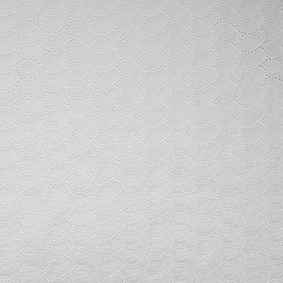Ivory Geo 'Wings' Open Work Cotton Anglaise