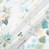 Blue & Green Floral Printed Ivory Silk Satin Organza