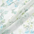 Green Floral & Butterfly Printed Ivory Silk Satin Organza