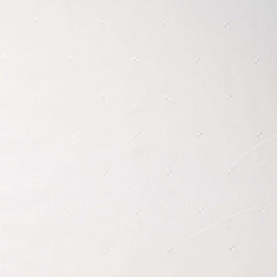 White Jacquard Pure Shirting Cotton