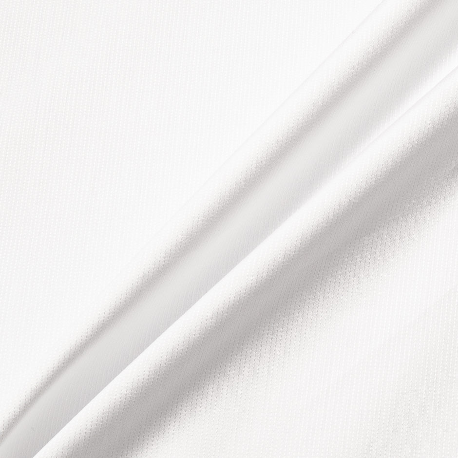 White 'Stitched' Jacquard Pure Shirting Cotton