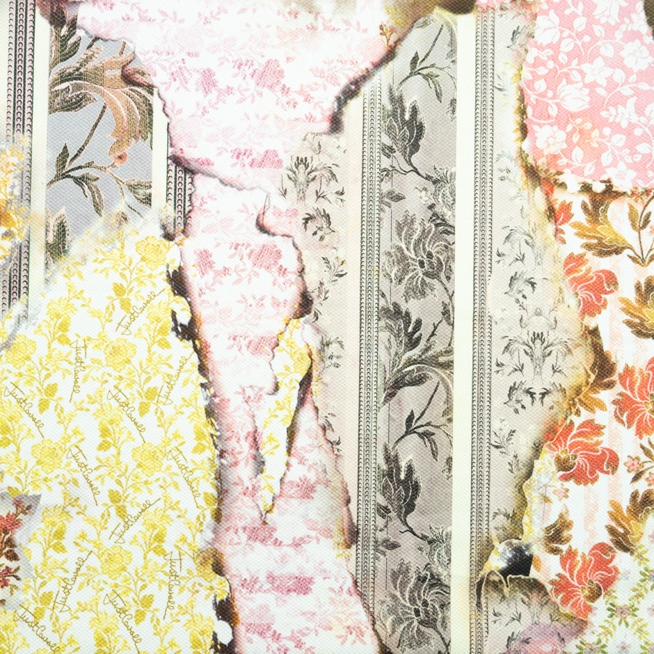 Floral Patchwork Printed Cotton Piqué