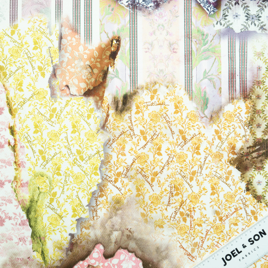 Floral Patchwork Printed Cotton Piqué