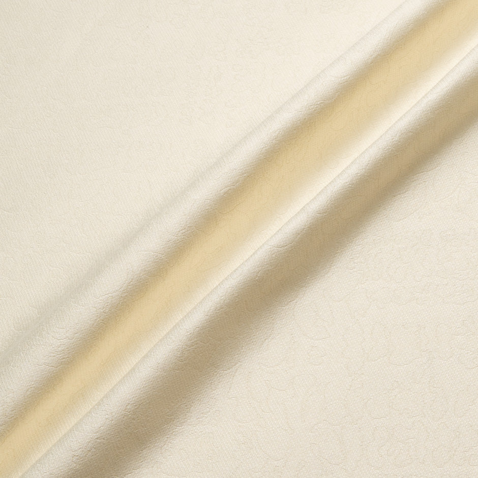 Floral Jacquard Vanilla Brocade