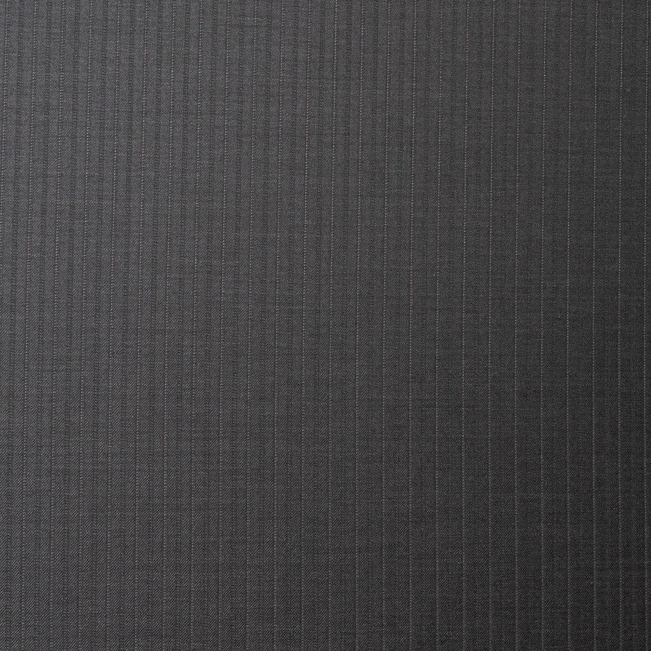 Charcoal Grey Super 170s Wool & Silk Blend Suiting