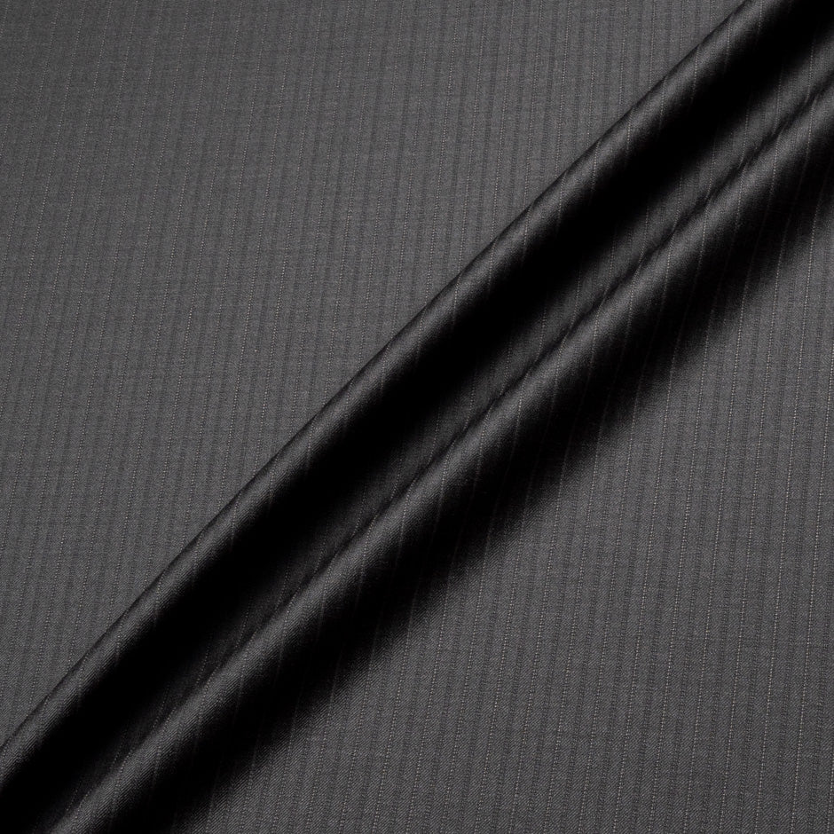 Charcoal Grey Super 170s Wool & Silk Blend Suiting