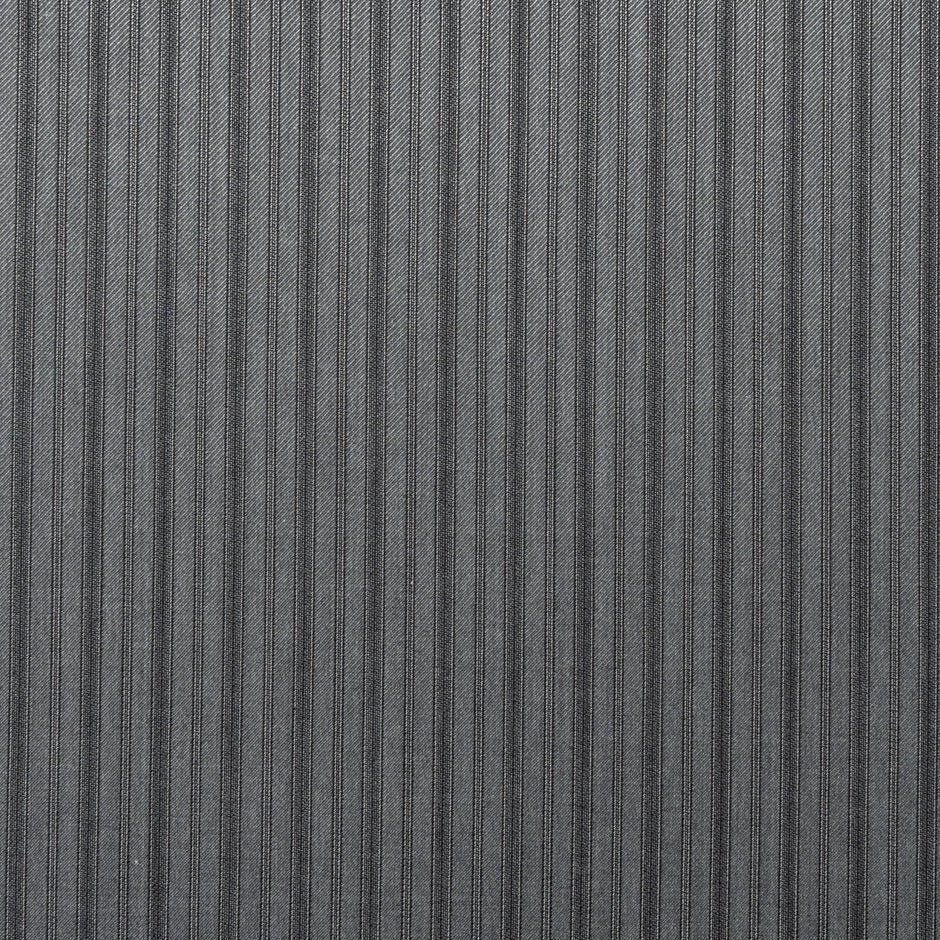 Grey Pinstriped Pure Tasmanian Wool Suiting