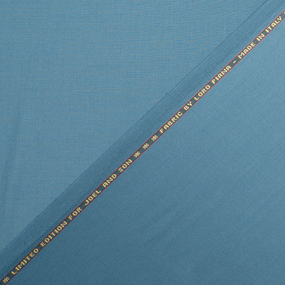 Teal Blue Super 150s Wool Suiting