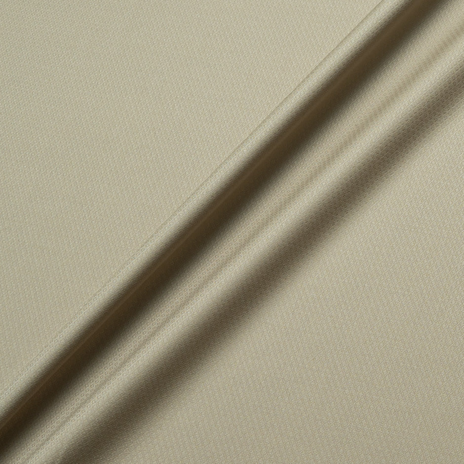 Pale Khaki Super 150s Jacquard Wool Suiting