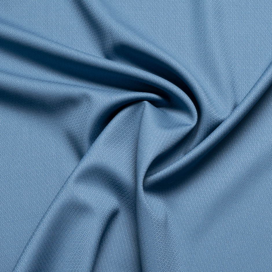 Sky Blue Super 150s Jacquard Wool Suiting
