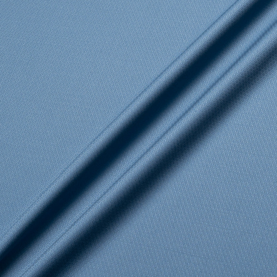 Sky Blue Super 150s Jacquard Wool Suiting