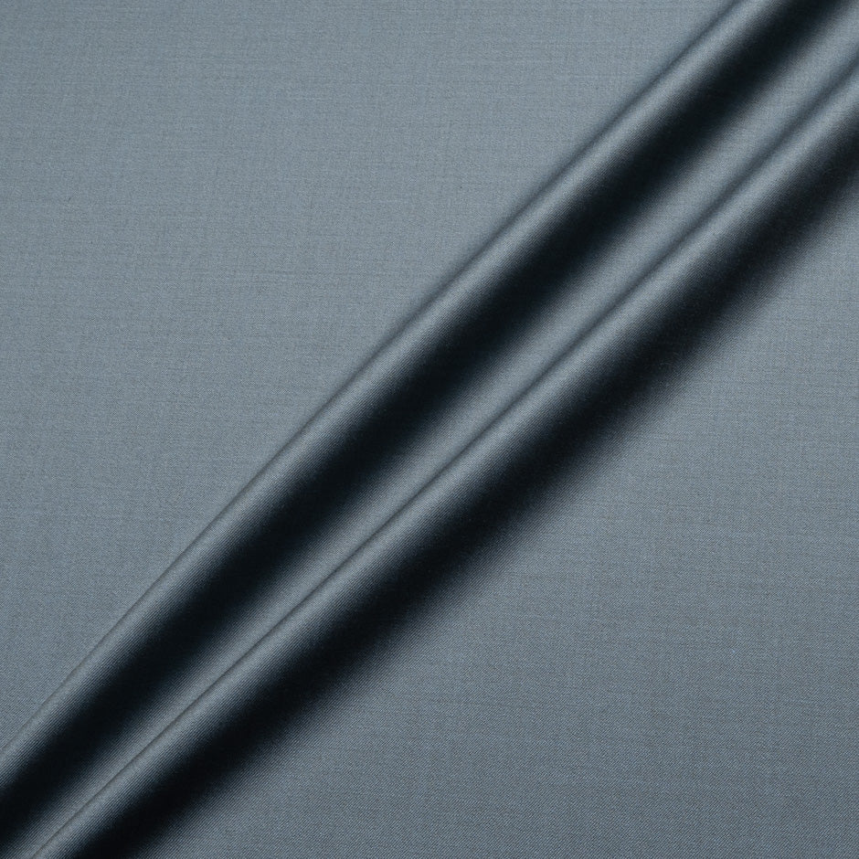 Sky Blue & Khaki Two-Tone Super 150s Wool Suiting