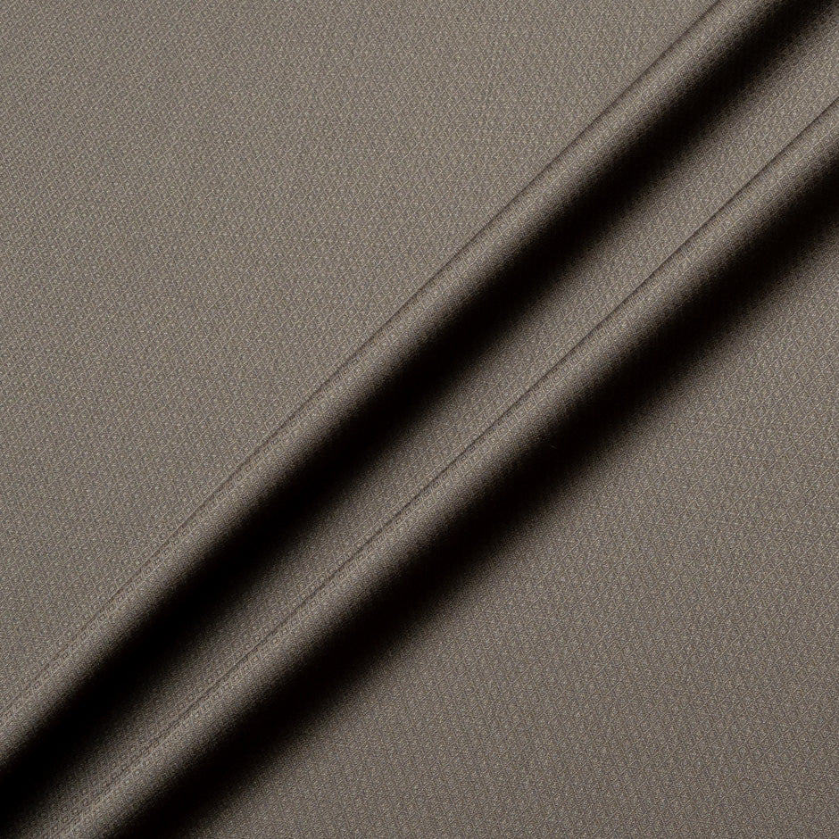 Brown Super 150s Jacquard Wool Suiting