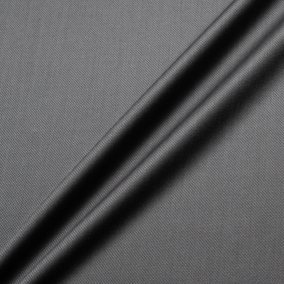 Slate Grey & Brown Super 130s Wool & Silk Blend Suiting