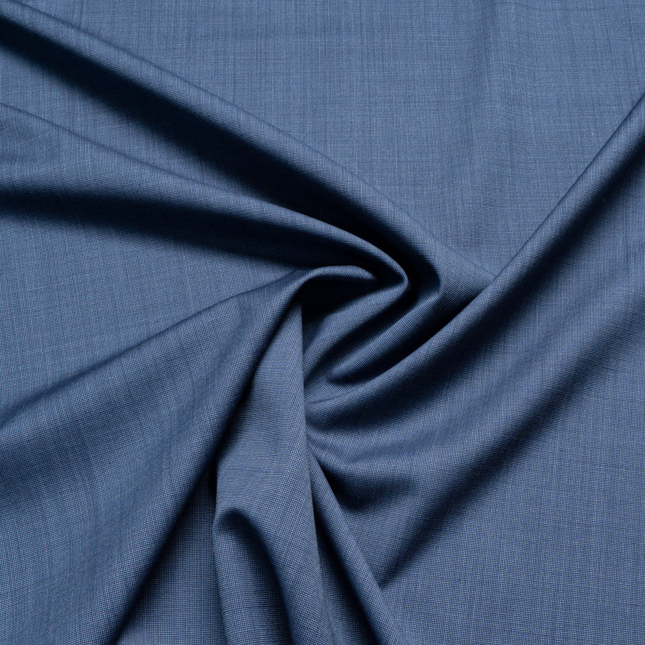 Blue Super 130s Pure Wool Suiting