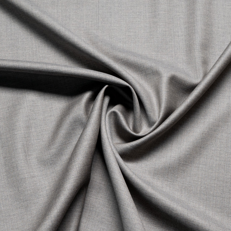 Plain Taupe Super 130s Pure Wool Suiting