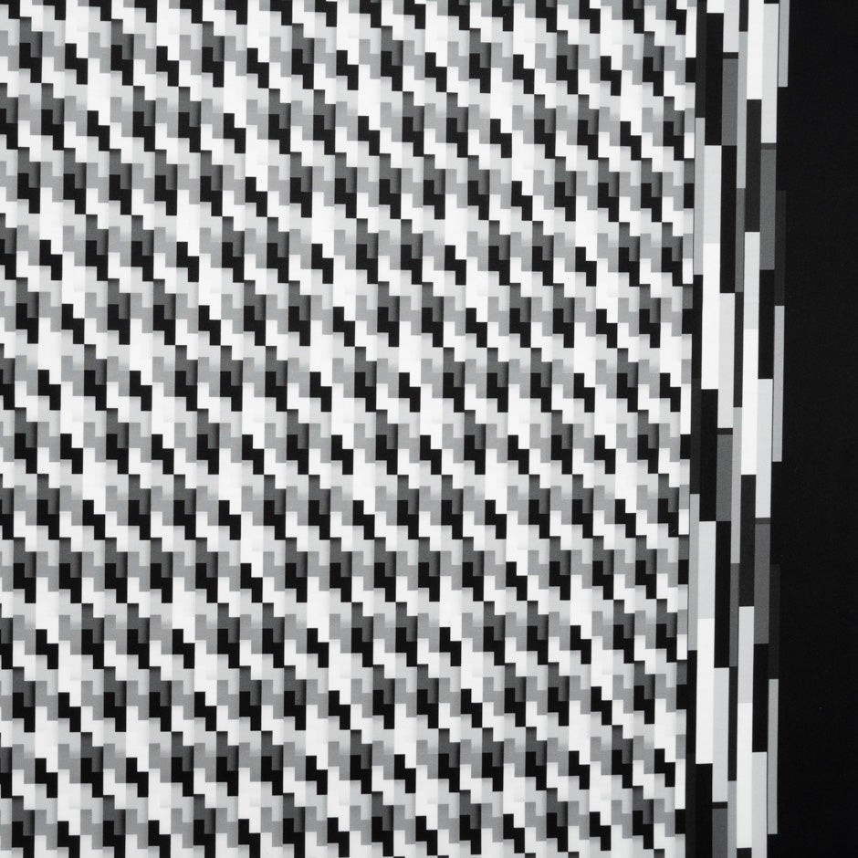 Grey Geometric Printed Luxury Cotton