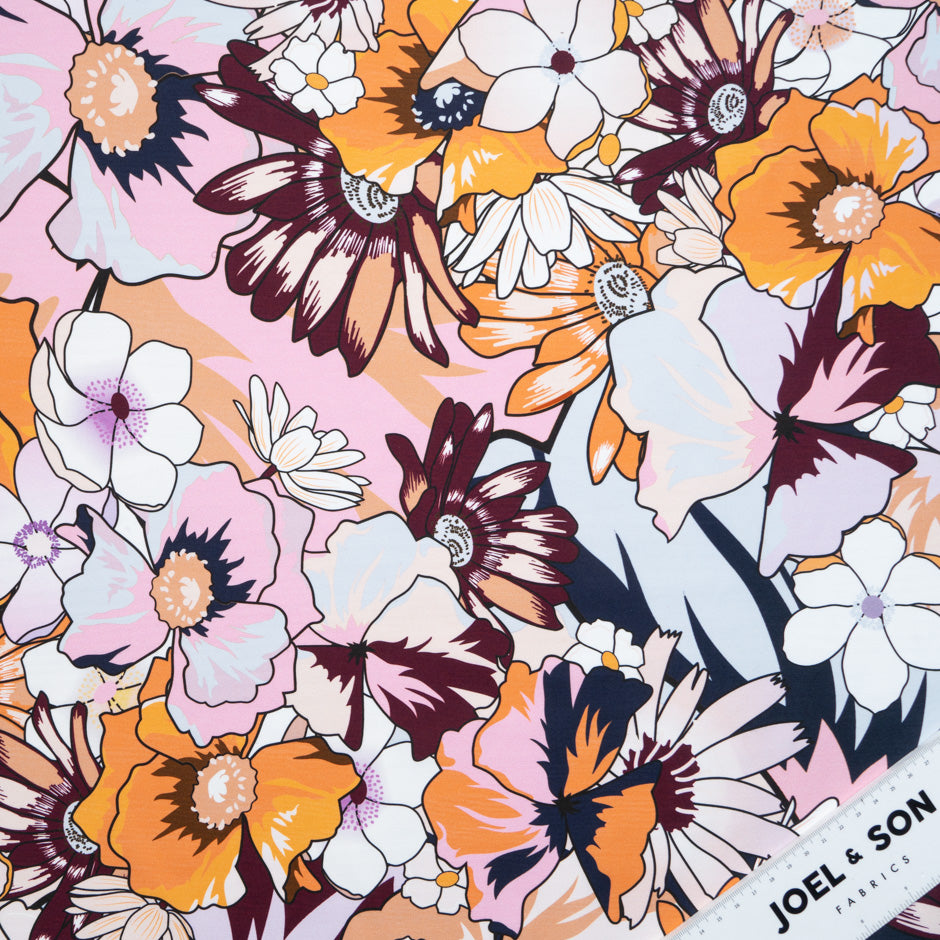 Multi-Coloured Floral Printed Pure Cotton