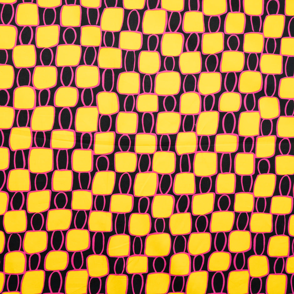 Multi-Coloured Geo Printed Pure Cotton