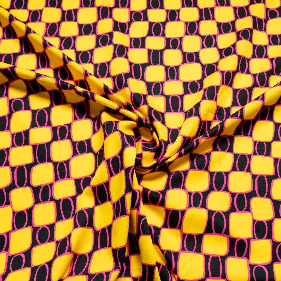 Multi-Coloured Geo Printed Pure Cotton