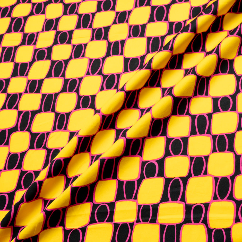 Multi-Coloured Geo Printed Pure Cotton