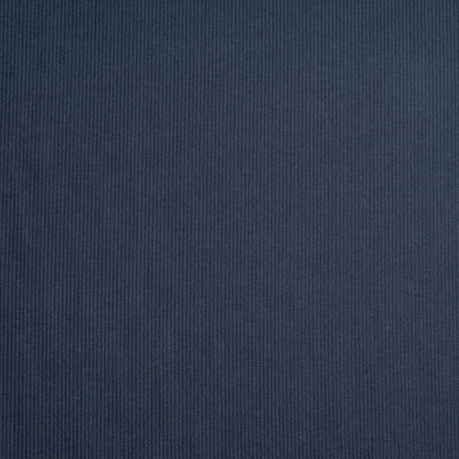 Midnight Blue Stretch Cotton Piqué