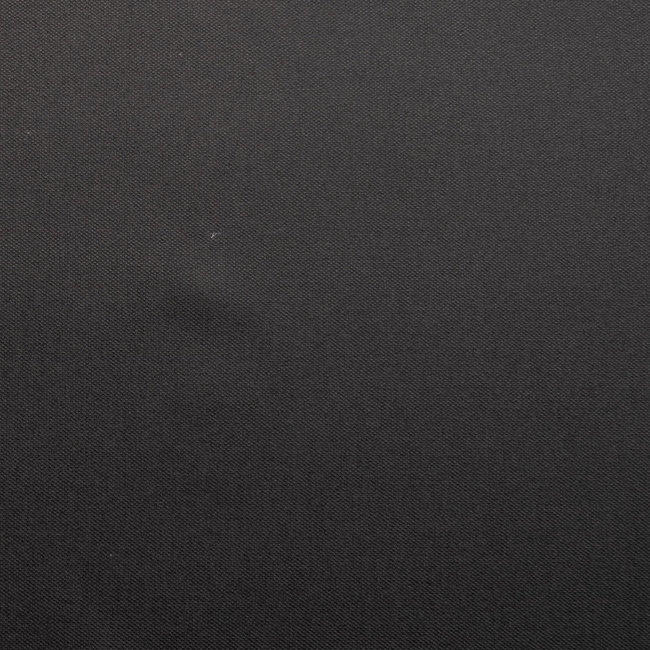 Jet Black Pure Cotton Piqué