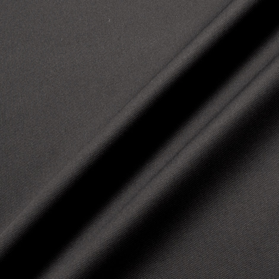 Jet Black Pure Cotton Piqué