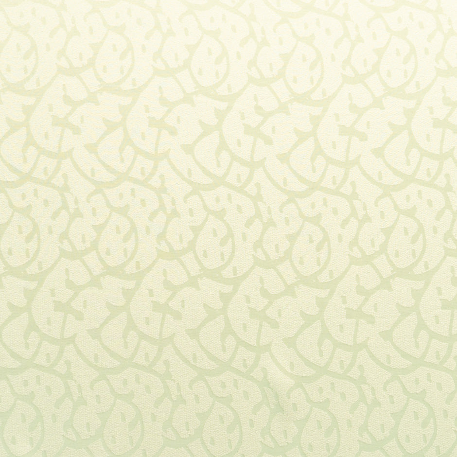 Lemon Sorbet Abstract Jacquard Pure Silk (A 2.40m Piece)