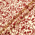 Red Floral Printed Cream Merino Wool (A 2.60m Piece)