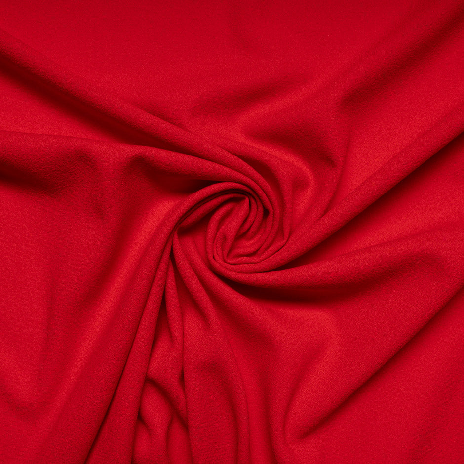 Lipstick Red Single Wool Crêpe