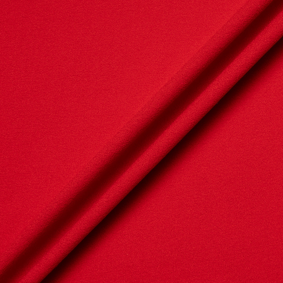 Lipstick Red Single Wool Crêpe