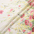 Multi Floral Printed Ivory Silk Chiffon