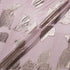 Dusty Pink Metallic Leaf Silk Chiffon