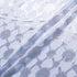 Silver Metallic Jacquard Blue Silk Chiffon