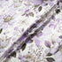 Lilac Floral Printed Metallic Silk Jacquard