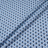 Blue Art Deco Geo Printed Pure Cotton