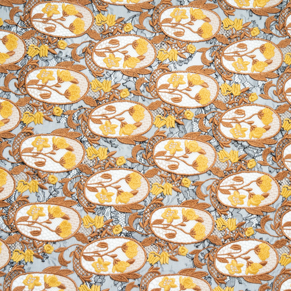 Guipure Embroidered Chantilly Lace