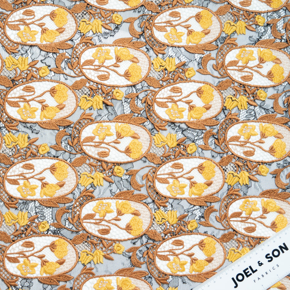 Guipure Embroidered Chantilly Lace