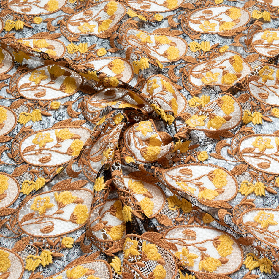 Guipure Embroidered Chantilly Lace