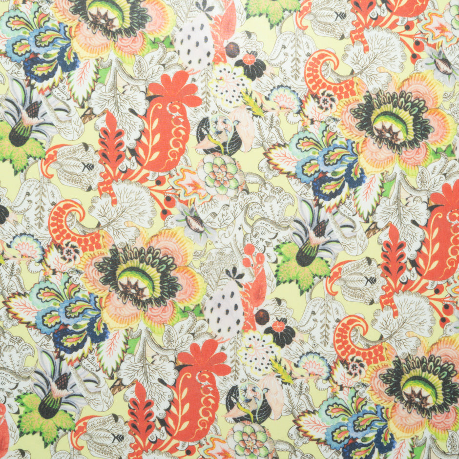 Multi Floral Printed Pure Silk Georgette