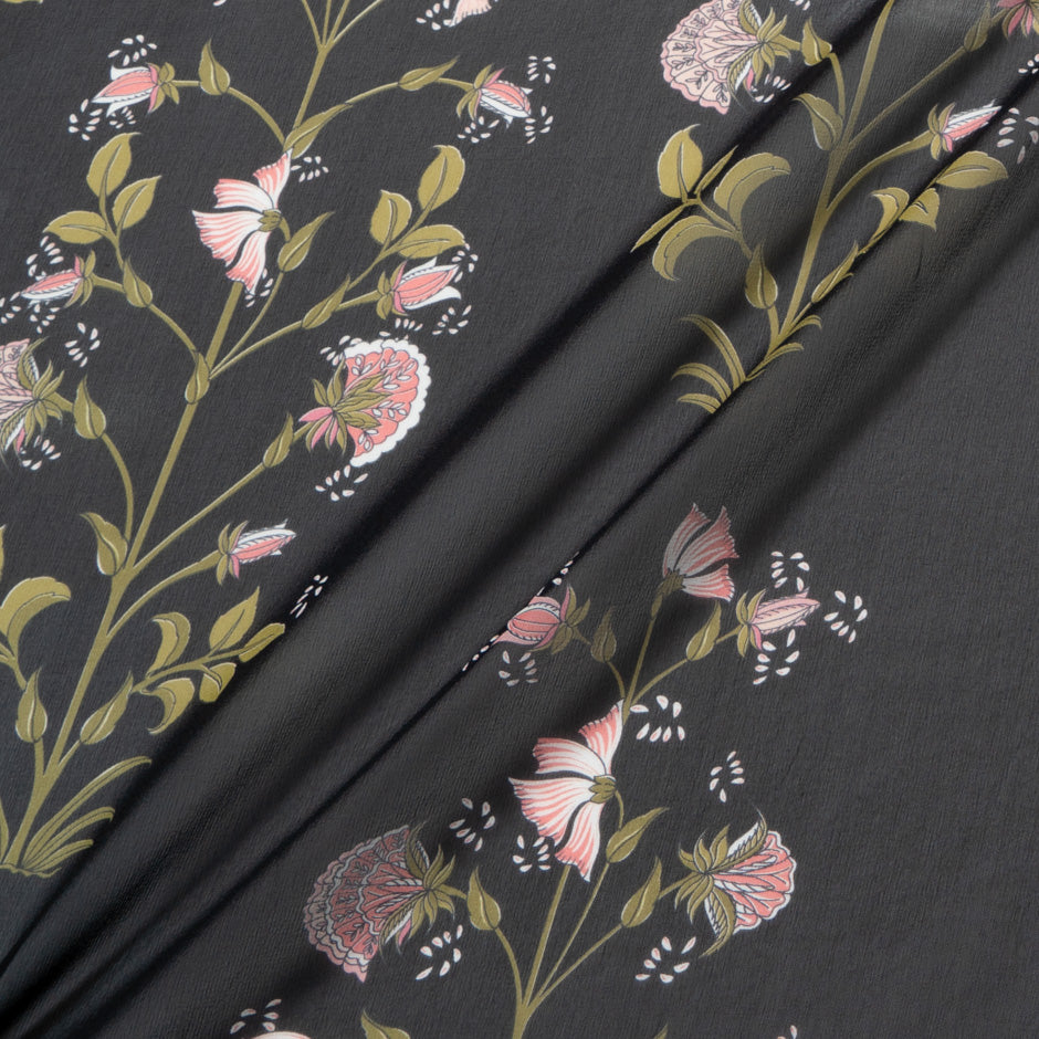 Pretty Floral Printed Pure Silk Georgette