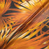 Orange Palm Leaf Printed Silk Georgette